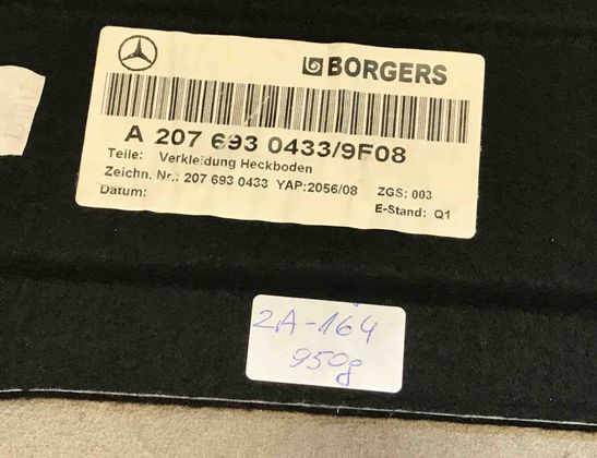MERCEDES-BENZ E-Class W212/S212/C207/A207 (2009-2016) Trunk Trim A2076930433 15420467