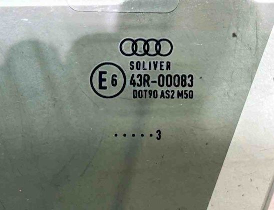 AUDI A6 C6/4F (2004-2011) Front Left Door Glass 43R00083 31418158