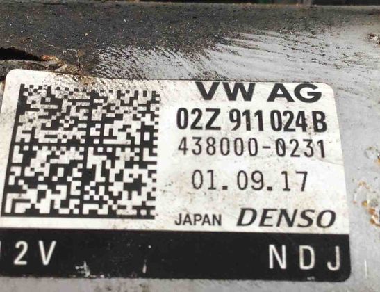 VOLKSWAGEN Golf 7 generation (2012-2024) Starter Motor 02Z911024B 21341040