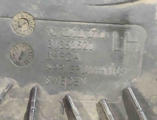 VOLVO S60 2 generation (2010-2020) Брызговик передний левый 31353520 17379204