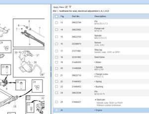 VOLVO XC90 2 generation (2014-2024) Front Left Seat Control Motor C06710-106 29279266