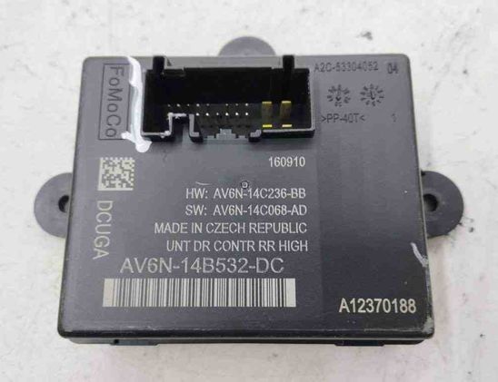 FORD C-Max 2 generation (2010-2019) Блок управления дверей задние правые AV6N14B532DC,AV6N14C236BB 31166470
